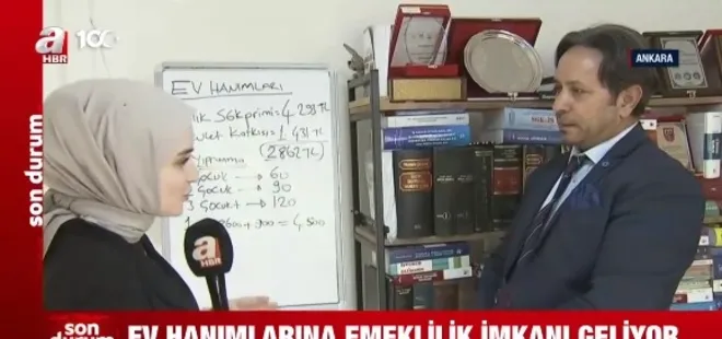 Ev hanımlarına emeklilik müjdesi geldi! Devlet destekli az masraflı onay Meclis’te! Sosyal Güvenlik Başuzmanı A Haber’de aktardı