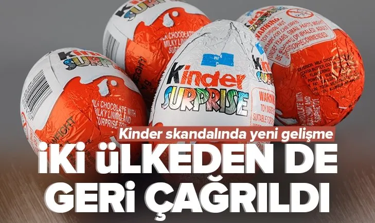 Kinder skandalında ikinci perde! Danimarka ve Finlandiya’da da salmonella nedeniyle ürünler geri çağrıldı
