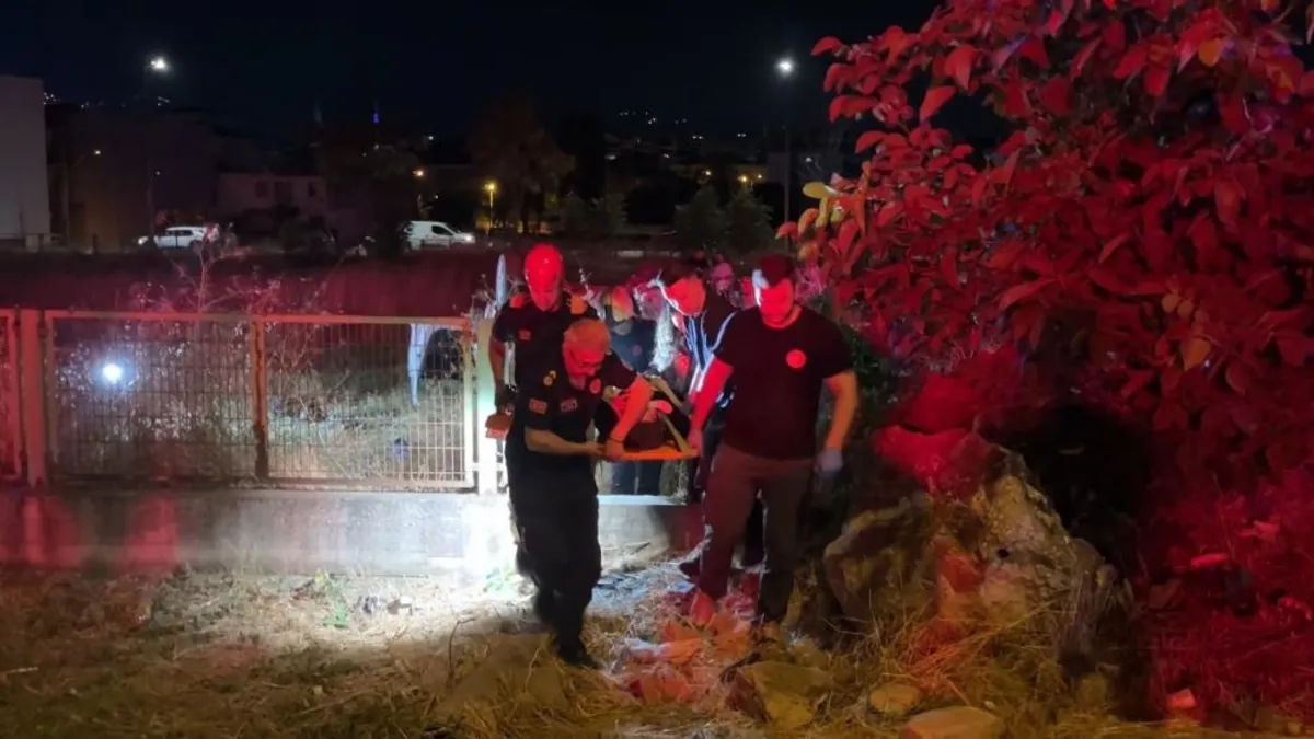 Bursa'da otomobil tarlaya uçtu! 5 kişi yaralandı