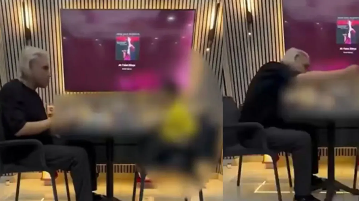 Hain baba yakalandı! 3 yaşındaki oğlunu alkol masasına oturttu