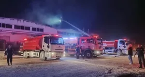 Karacabey’de korkutan fabrika yangını!