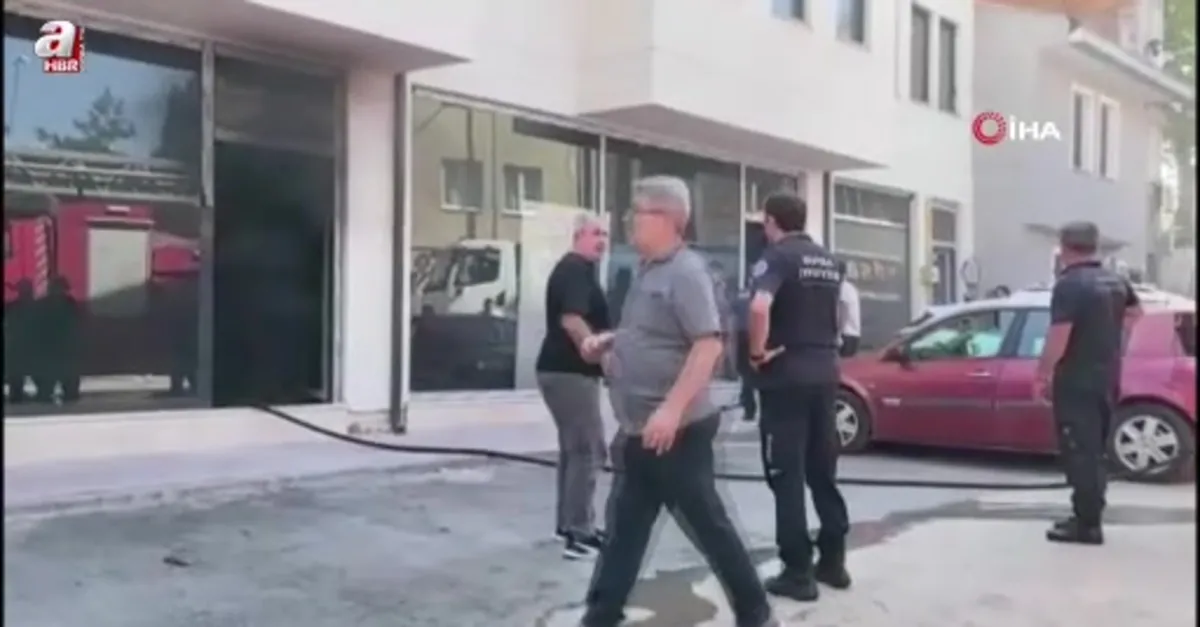 İnegöl’de korkutan yangın