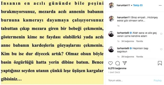 Ebru Şallı’nın eski eşi Harun Tan oğlu Pars’ın cenazesinin ardından ateş püskürdü - 1