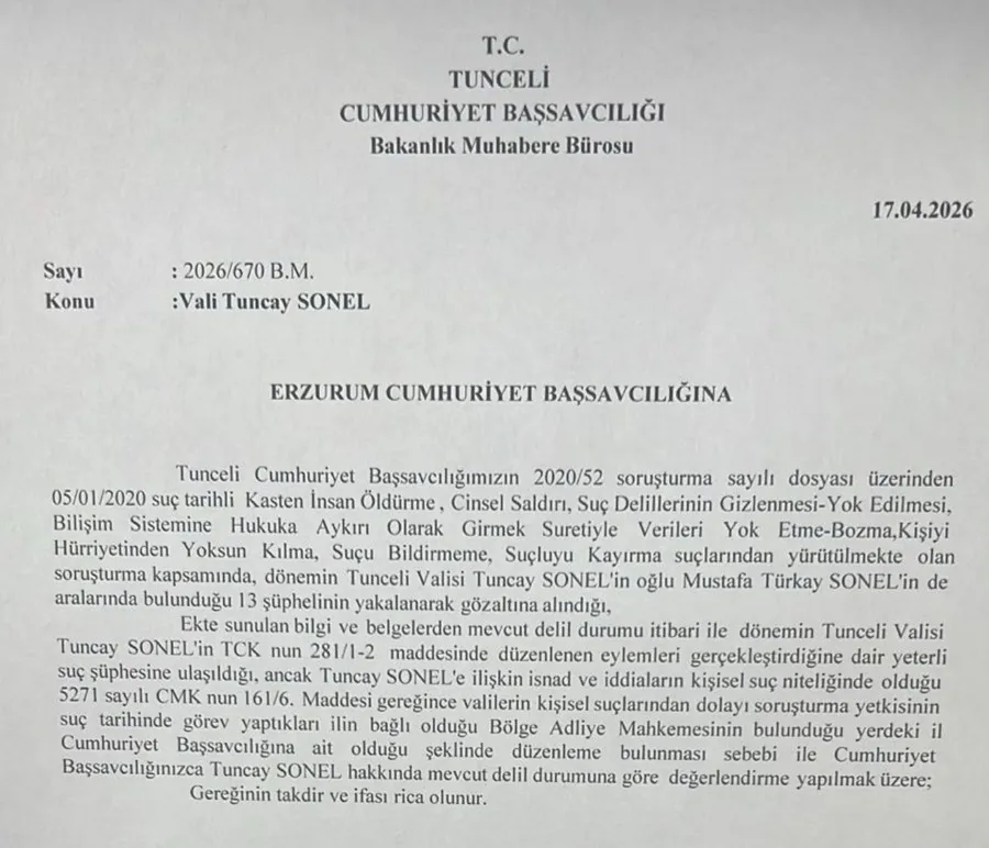 Gülistan Doku soruşturmasında tutuklu sayısı 8’e yükseldi! Eski Tunceli Valisi Tuncay Sonel’in sorgusu sürüyor - 4