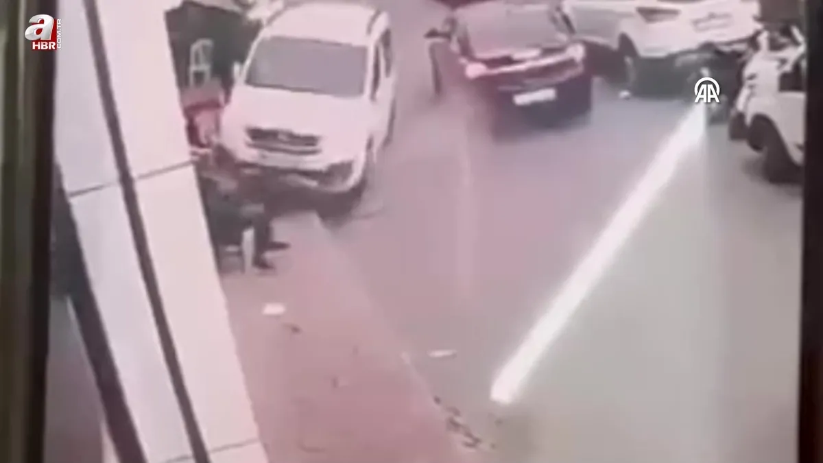 Yaşlı adam kaldırımda böyle ezildi