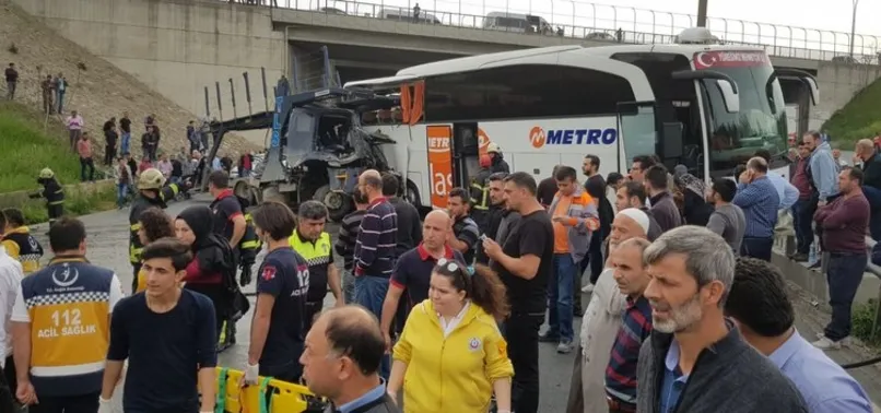 TEM'de zincirleme kaza!