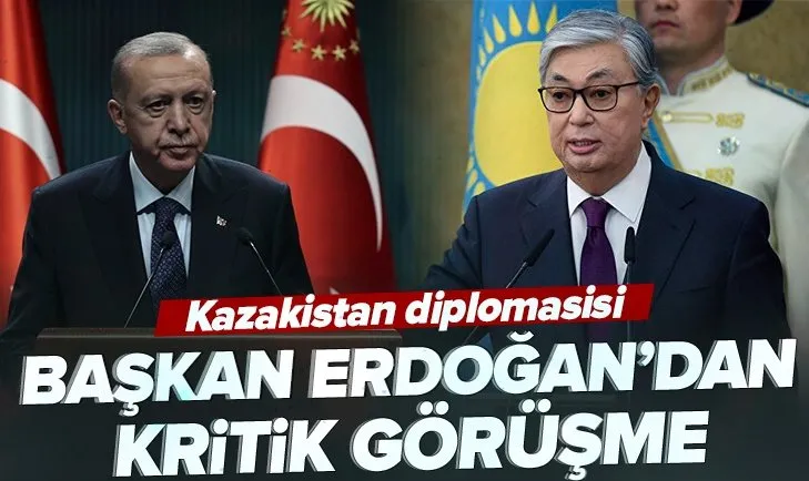Son dakika: Başkan Erdoğan, Kazakistan Cumhurbaşkanı ile görüştü