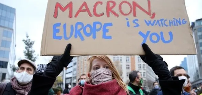 Brüksel’de ırkçılık ve polis şiddeti protesto edildi