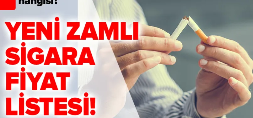 Yeni sigara fiyat listesi: Zam gelmeyen sigaralar hangileri? En ucuz sigara fiyatları (BAT, Philip Morris, JTI, Türktab)