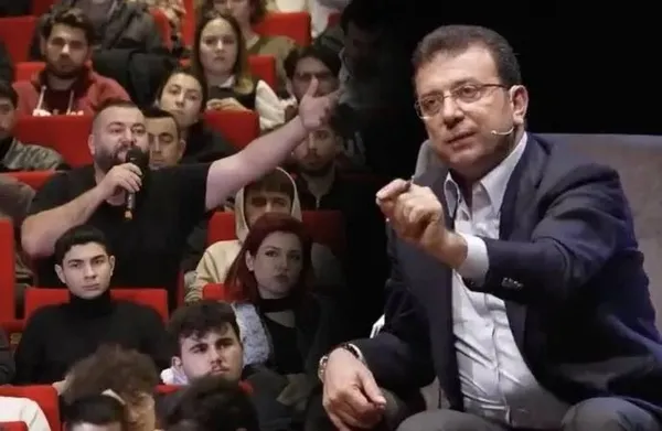 Ekrem İmamoğlu köşeye sıkıştı! ’Büyükelçiyle balık zirvesi’ni soran genci azarladı