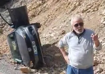 Muğla Fethiye'de şaşırtan olay! Manzarayı izlerken arabası uçtu!