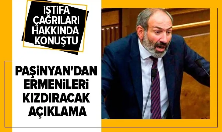 Ermenistan'da öfke dinmiyor! İstifa çağrılarına Paşinyan'dan yanıt: Benim gündemimde...