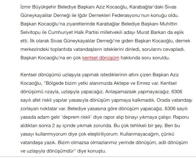 CHP’de deprem yalanları! Eski İzmir Büyükşehir Belediye Başkanı Kocaoğlu’nun sözleri Kılıçdaroğlu ve Soyer’i yalanlıyor