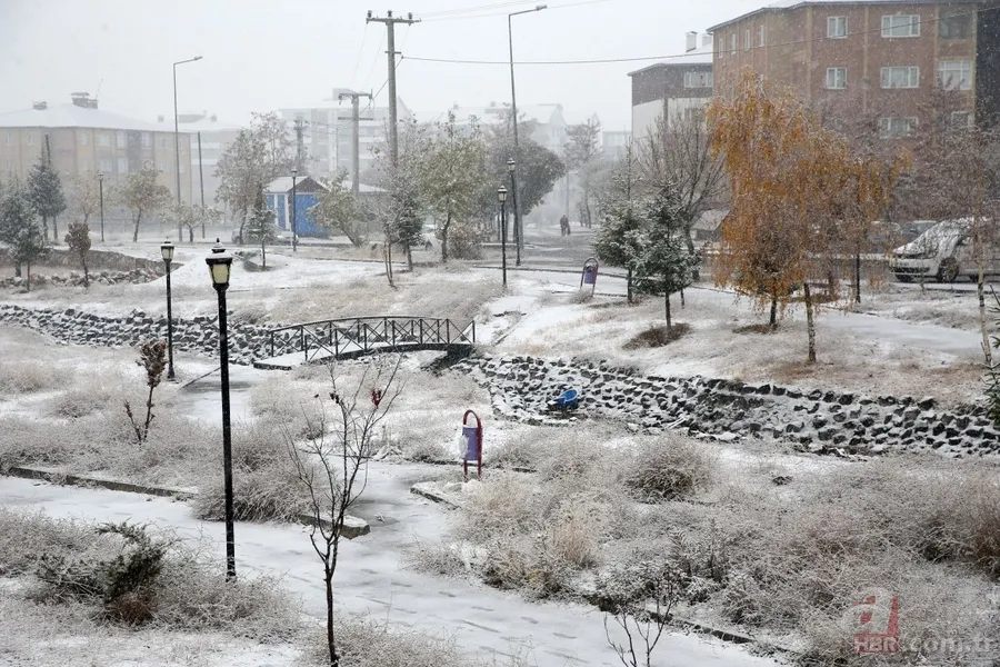 Meteorolojiden SON DAKİKA kar yağışı uyarısı! Hangi illere kar yağdı? İşte Türkiye'den kar manzaraları! 8