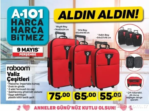 A101 aktüel ürünler kataloğu 9 Mayıs son dakika fırsatları! A101 indirimli ürünler neler? 20