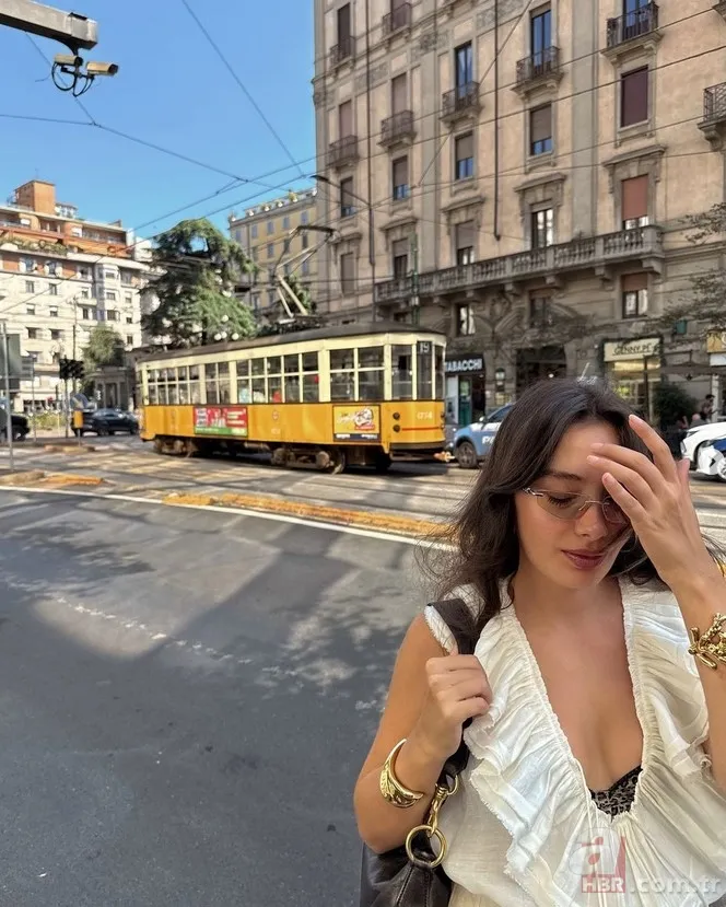 Neslihan Atagül'ün iştahı açıldı! İtalya pozlarına beğeni yağdı 4