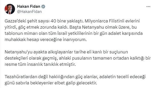 katil-netanyahunun-abd-kongresinde-alkislanmasina-bakan-fidandan-sert-tepki-tarihe-eli-kanli-bir-suclunun-dest-1721926872128.jpeg Bakan Fidan'dan katil Netanyahu'nun ABD Kongresi'nde alkışlanmasına sert tepki! Tarihe eli kanlı bir suçlunun destekçileri olarak geçtiler - 4