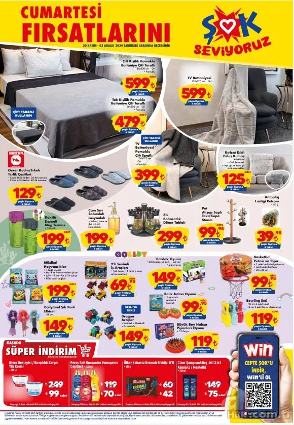 ŞOK aktüel kataloğu fırsatları | Bu hafta indirimde neler var? 27 Kasım - 3 Aralık 2024 indirimli ürünler listesi 6
