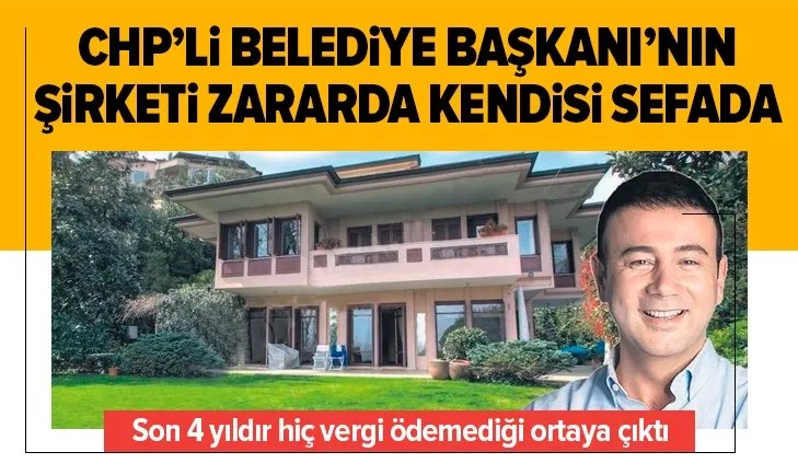 CHP’li Belediye Başkanı Rıza Akpolat’ın şirketi zararda kendisi sefada