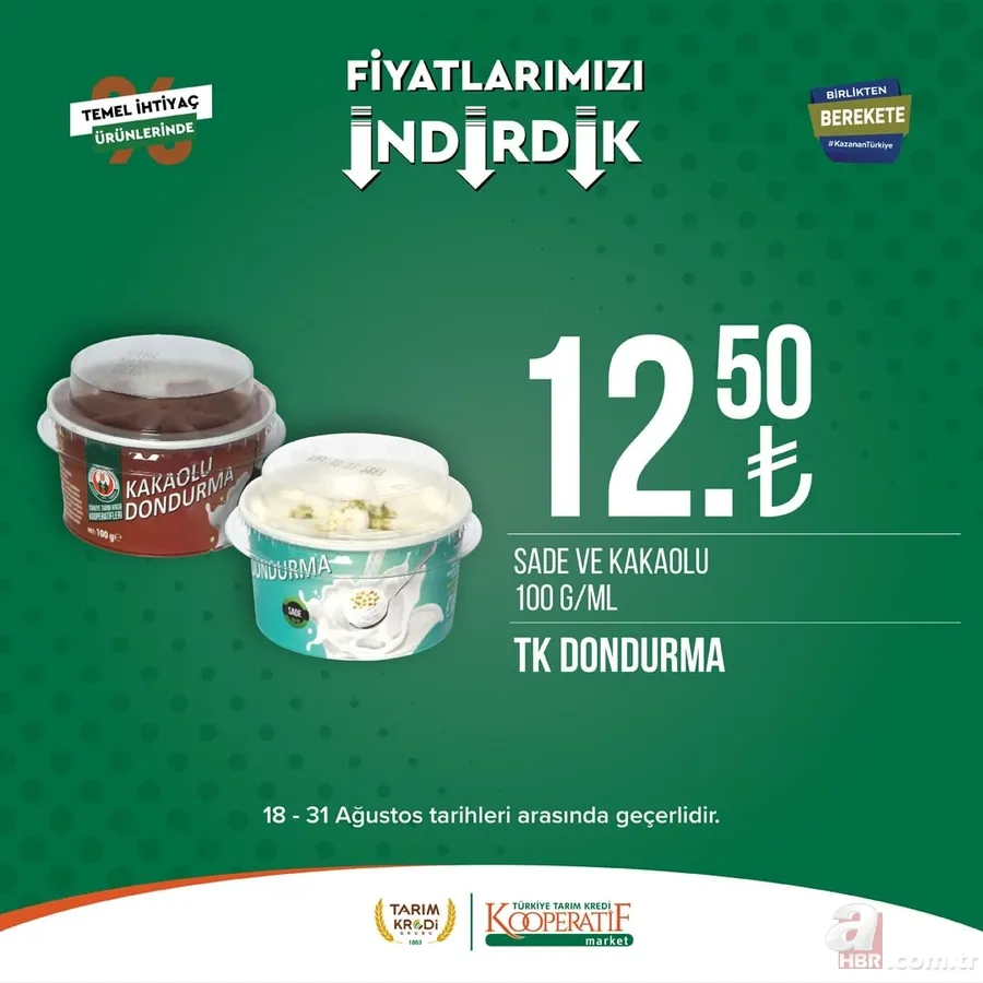 Yeni ürünleri görenler kapıda kuyruk oldu! Tarım Kredi Market listeyi güncellendi! 30'lu yumurta 68.50, Tereyağı 89.90, 40'lı tuvalet kağıdı 168.90 TL... 24
