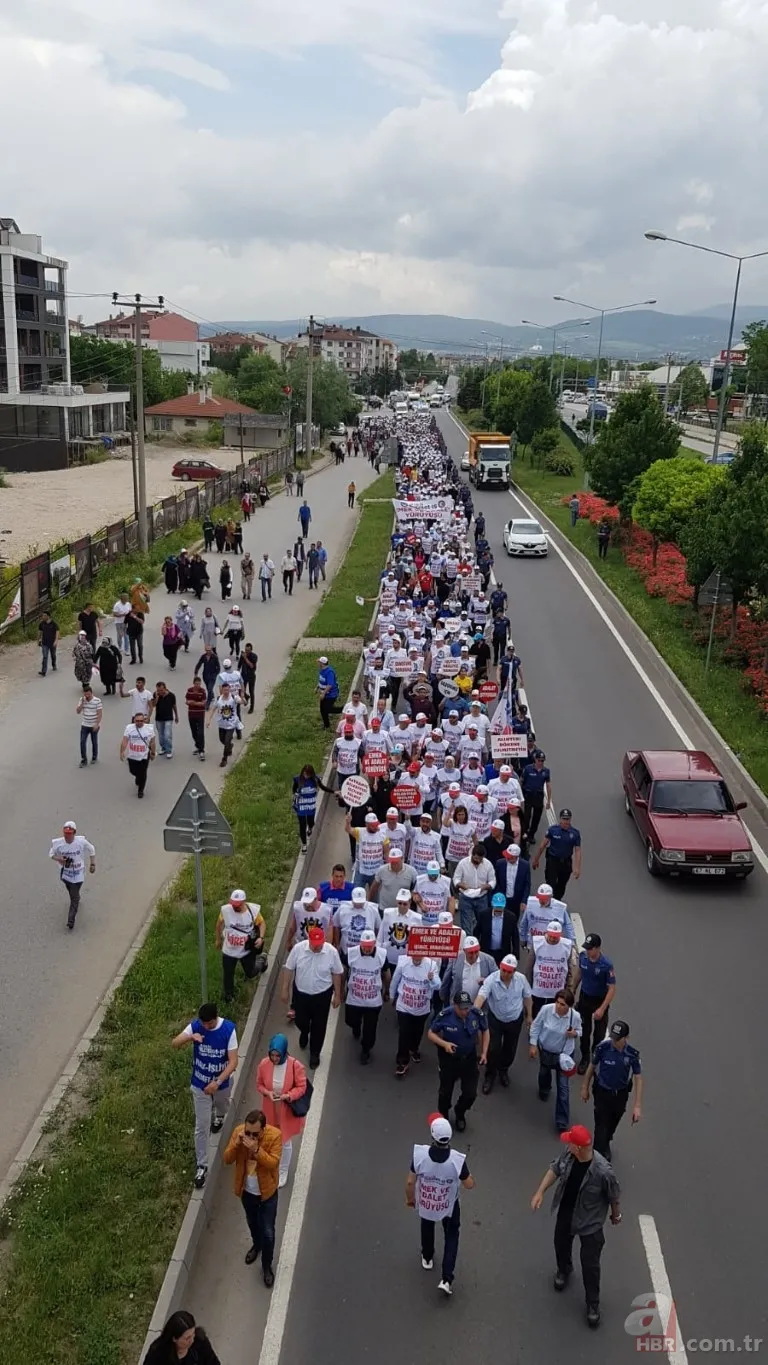 CHP'nin işçi kıyımı sonrası "Emek ve Adalet Yürüyüşü" başladı 25
