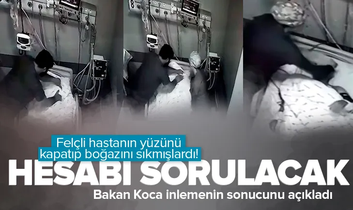 Hastanın yüzünü kapatıp boğazını sıktılar!