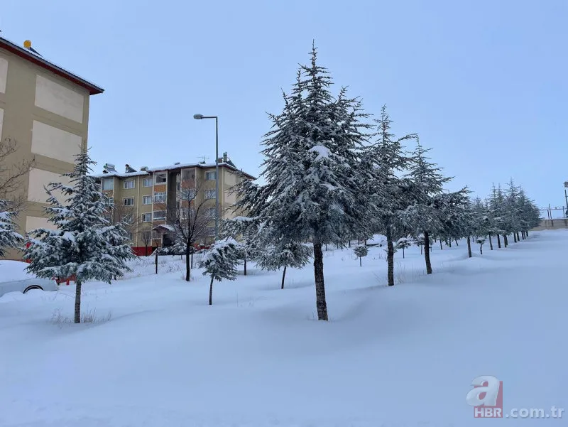Hakkari'de kar yağışı şehri beyaza bürüdü! Onlarca köy yolu ulaşıma kapandı 12