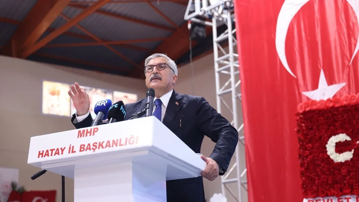 Hüseyin Yayman’dan MHP Hatay Kongresi’nde net mesaj: Cumhur İttifakı seçime hazır, hedef 2053 ve Terörsüz Türkiye