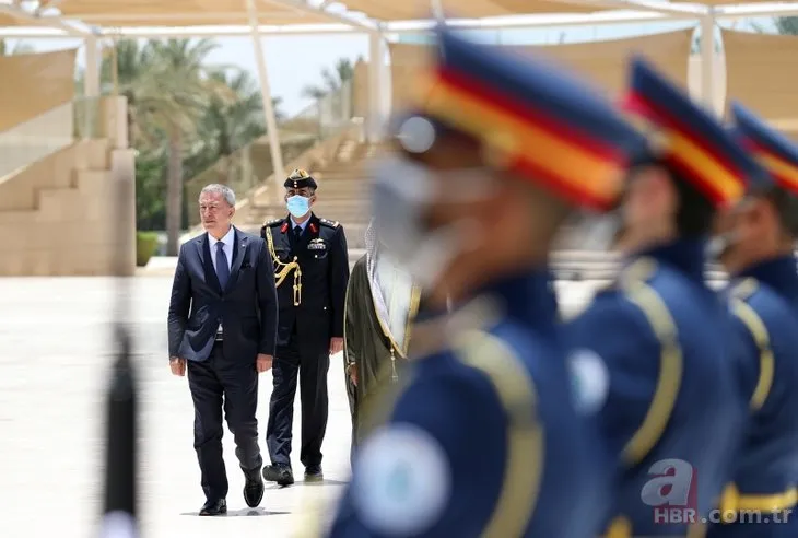 15 yıl sonra bir ilk! Milli Savunma Bakanı Hulusi Akar, BAE Savunma Bakanı Al Bowardi ile görüştü