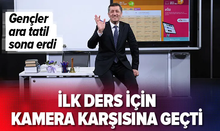 Bakan Ziya Selçuk'tan ilk ders mesajı