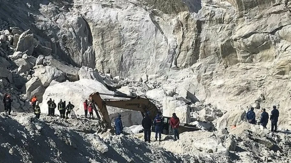 Muğla'da maden ocağında göçük