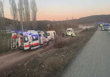 Tavşanlı'da trafik kazası; 2 yaralı