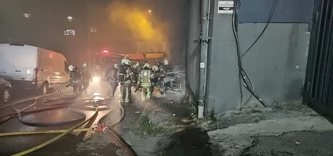 5 katlı bina alevlere teslim oldu!
