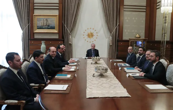 Cumhurbaşkanlığı Külliyesi'nden önemli görüşme - 1
