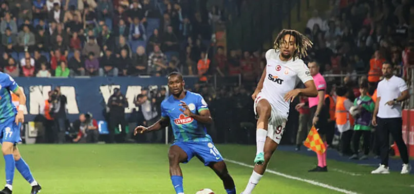 Galatasaray zorlu deplasmanda galip! Rizespor 0-1 Galatasaray (MAÇ SONUCU)