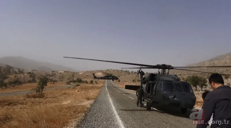 Batman'da PKK'lı 4 teröristin teslim oluşu kamera görüntülerine yansıdı. 7