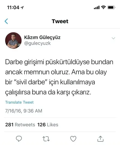 Kripto FETÖ’cü gazete Yeni Asya’nın genel yayın yönetmeni Kazım Güleçyüz’den birbirinden skandal tweetler
