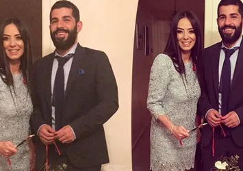Merve Sevi yüzüğü taktı