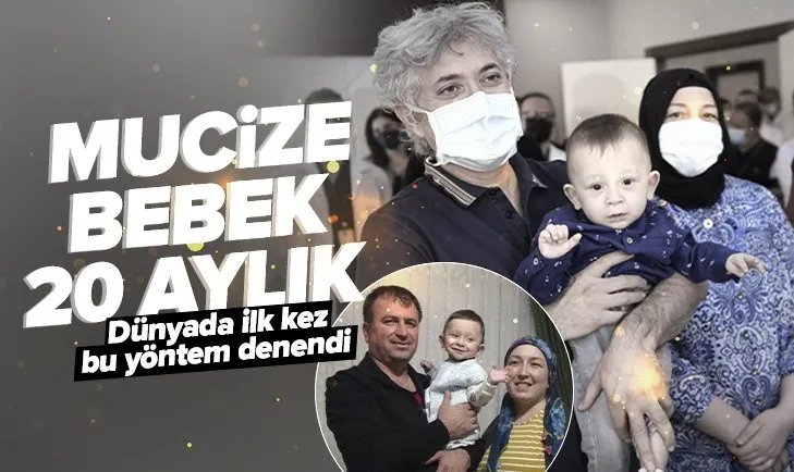 Dünyanın ilk rahim nakli ile doğan Ömer Özkan 20 aylık oldu! Anne Derya Sert konuştu