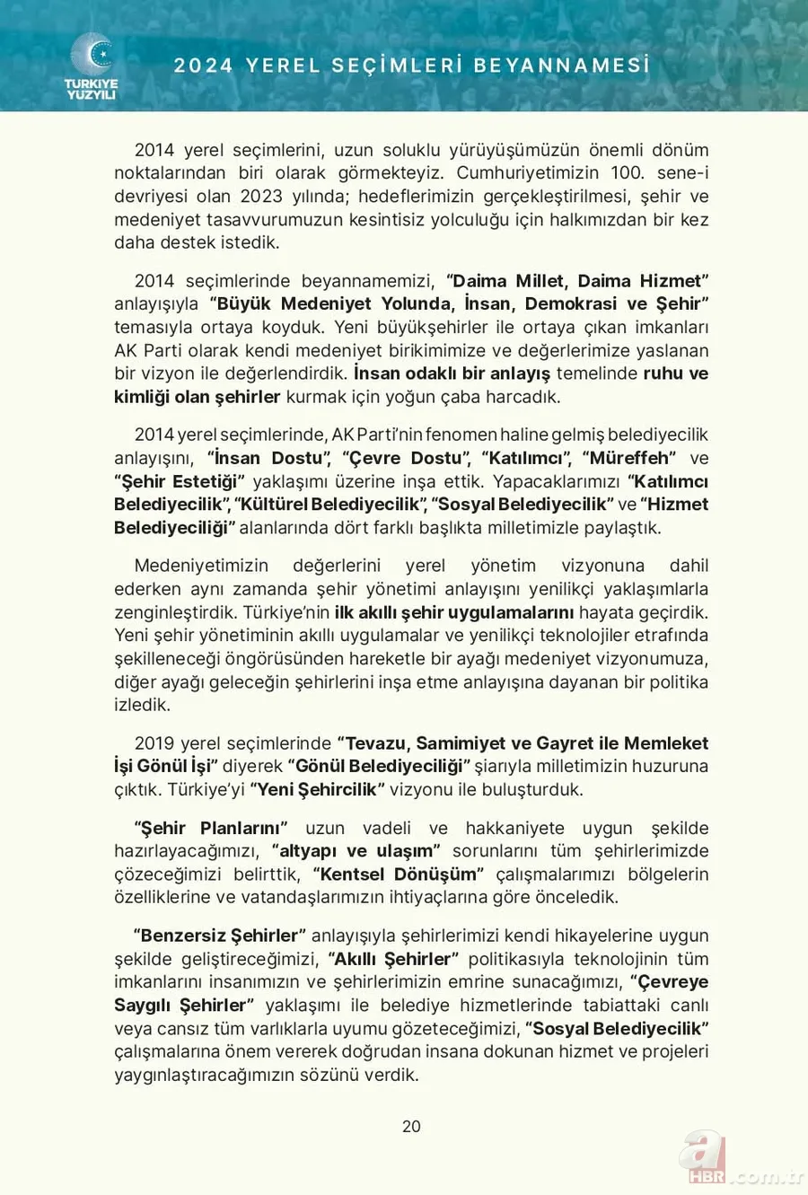 İşte AK Parti'nin yerel seçim beyannamesi! 85 milyonu ilgilendiriyor: Gençlerden yaşlılara, aileden engelliye... 16