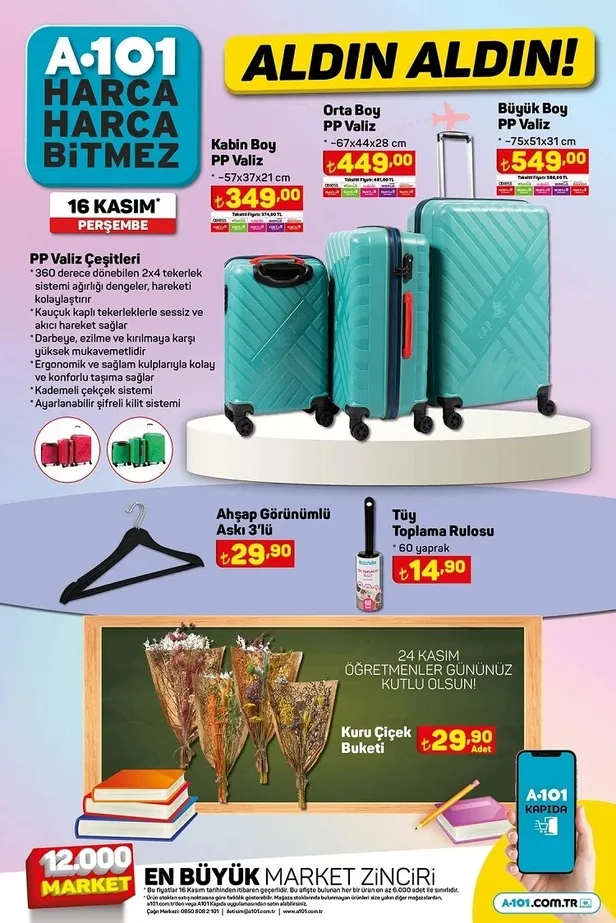 A101 21 Kasım aktüel ürünler kataloğu yayınladı! A101 afişinde Elektrikli ısıtıcı 439 TL, Saç düzleştirici 179 TL, Samsung Cyclone Süpürge 2.799 TL’den satışa sunuluyor