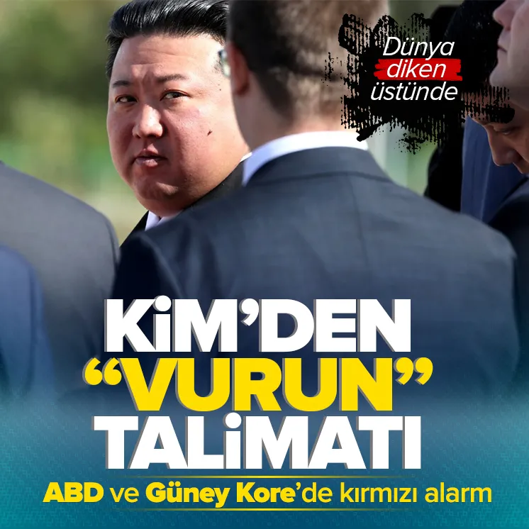 Kim’den vurun talimatı! ABD ve G. Kore’de alarm