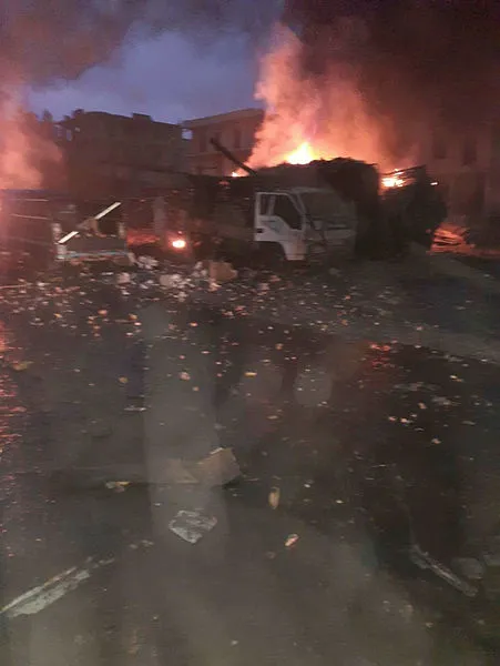 SON DAKİKA: Afrin'de terör saldırısı: 8 ölü, 14 yaralı - 1