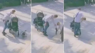 Kocaeli'de bebek arabasından düşen çocuğunu döven babaya gözaltı - 1