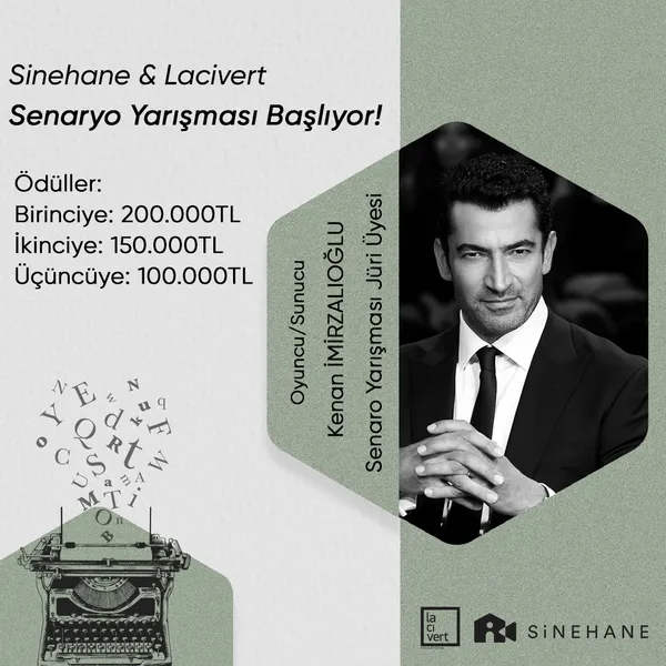 Sinehane ve Lacivert dergi işbirliği ile düzenlenen senaryo yarışması başlıyor - 2