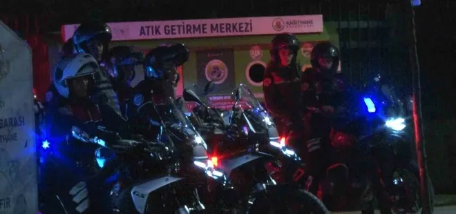 Kağıthane’de asayiş denetimi!