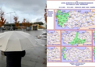 Sıcaklıklar 6 derece düşüyor: Mont ve botlarınızı hazırlayın! Hangi illerde sağanak bekleniyor?