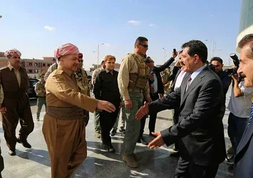 Barzani'den açık tahrik! Ziyaretine gitti