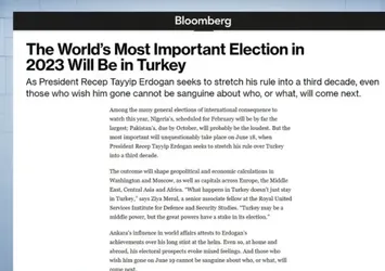 Bloomberg’ten çarpıcı seçim analizi: 2023’te dünyanın en önemli seçimi Türkiye’de