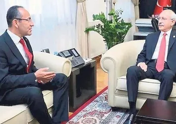 CHP lideri Kemal Kılıçdaroğlu FETÖ'cü Burak Oğuz'u ağırladı!